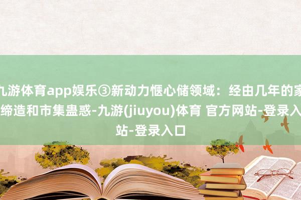 九游体育app娱乐③新动力惬心储领域：经由几年的家具缔造和市集蛊惑-九游(jiuyou)体育 官方网站-登录入口