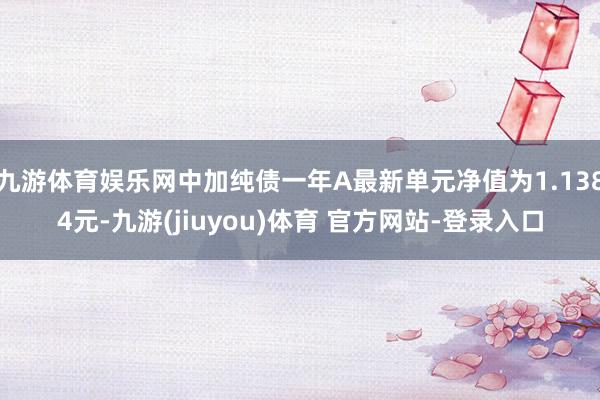 九游体育娱乐网中加纯债一年A最新单元净值为1.1384元-九游(jiuyou)体育 官方网站-登录入口